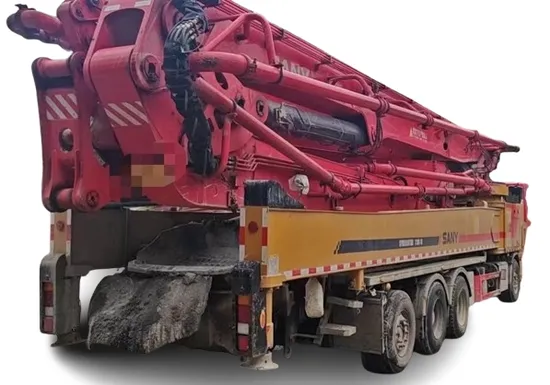 Sani Second Hand Concrete Pump Truck on Sani Truck 2022 68m Used Concrete Pump Truck