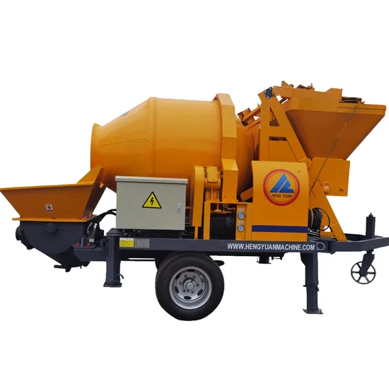 Mobile Concrete Mixer with Pump/ Diesel Concrete Mixer with Pump/Portable Cement Concrete Mixer/Concrete Pump on Trailer Price