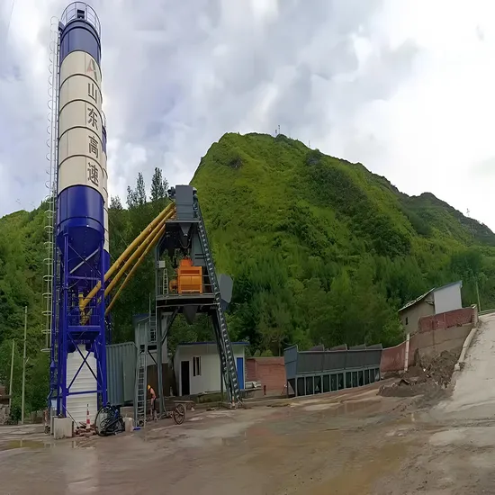 Compact Concrete Mixing Plant for Small to Medium Projects