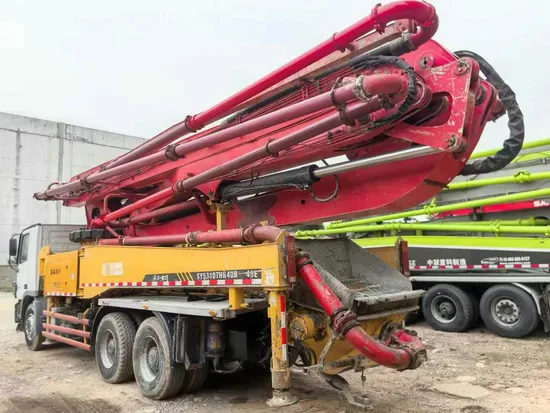 Efficient Sanny 46m Used Heavy-Duty Concrete Pump Truck for Versatile Tasks