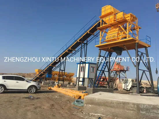 Commercial Type Concrete Batching Plant Hzs90 Used for High Quality Concrete