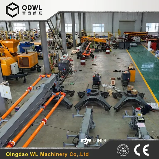 Qdwl Brand High Quality Model Hgy13 Hot Sell 17m Electric Mobile Concrete Placing Boom Spider Concrete Boom