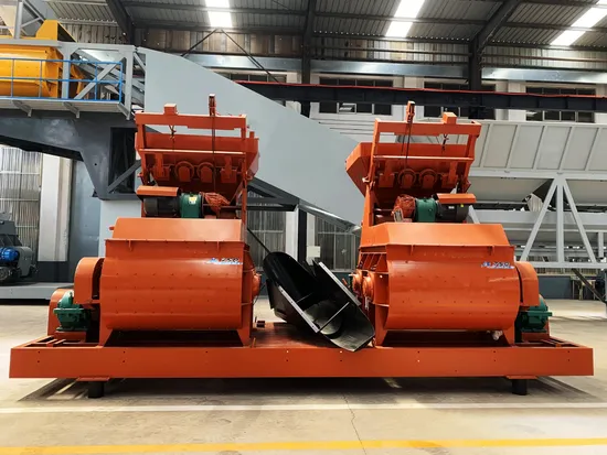 Hot Sales Js Series 500L to 3000L Twin Shaft Concrete Mixer