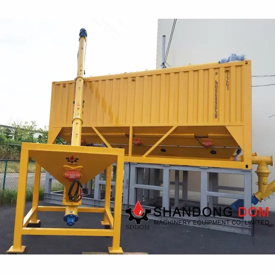 Sddom Top Brand Horizontal CS27b Type Horizontal Cement Silo Used for Concrete Batching Plant