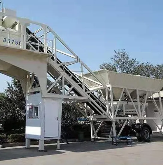Low Power Consumption Portable Concrete Batching Plant Ready Mix Price