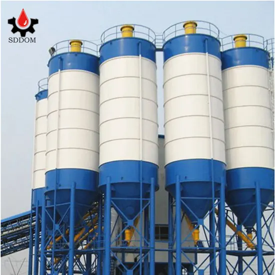 80t Construction Industrial Vertical Bolted Concrete Cement Silo for Concrete Batching Plant