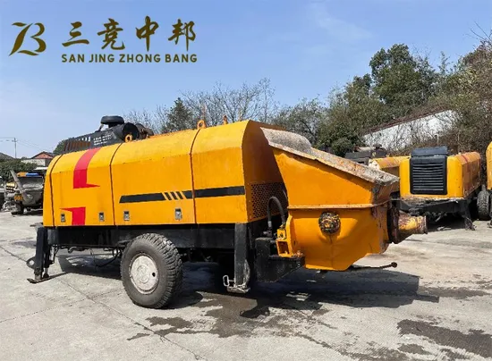 Used Concrete Trailer-Mounted Pump Truck for Concrete Construction