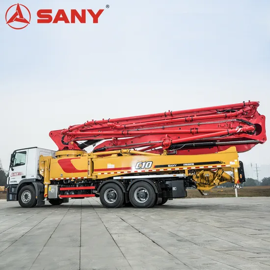 Diesel Sany China Mounted Boom Small 37m Concrete Machine Pump Truck Manufacture