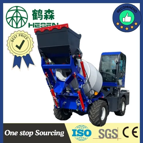 CE Certified Slm, 1.5m³ , Designed for Efficient Concrete Mixing, Self-Loading Mixer
