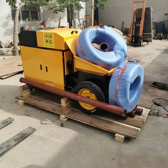 High Power Electric Horizontal Hydraulic Secondary Structure Column Transport Pump Concrete Pouring Pump CE