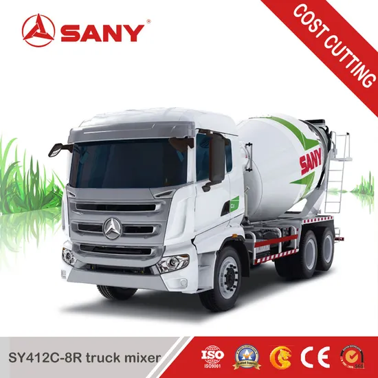 SANY SY412C-8 (R) 12m3 Self Loading Concrete Mixer Truck