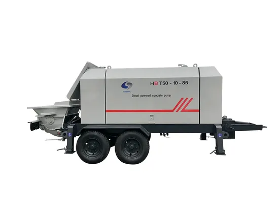 Concrete Trailer Pump Construction Portable Concrete Pump Hbt50