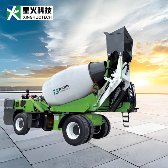 Efficient 4.0 Cubic Meter Mobile Concrete Mixer for Quick Mixing