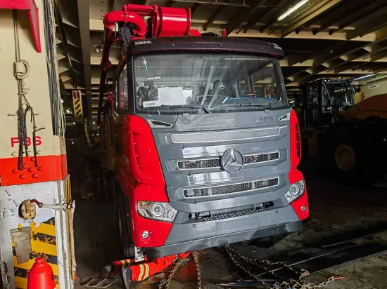 Sym5360thbfs 510c-10 49 47 51 53m 6*4 3axles 3chassis Concrete Pump Truck with Spare Parts for Sale