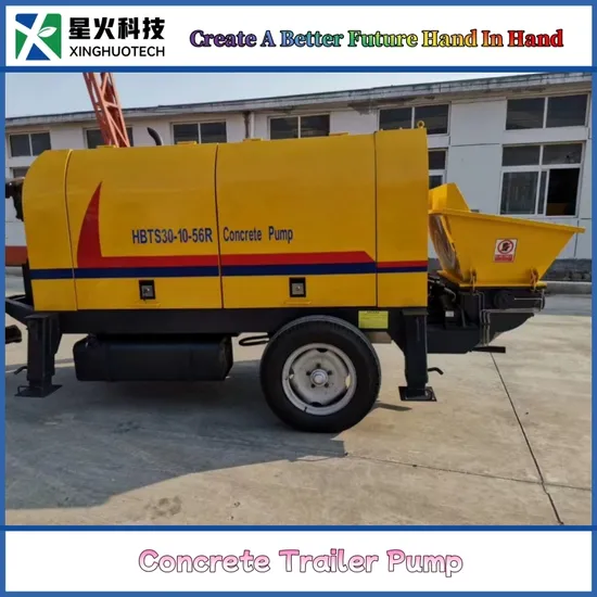 China Diesel or Electric Concrete Pumping Machine