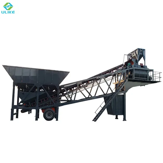 Good Condition Mobile Concrete Mixing Plant Construction Equipment Mobile Concrete Batching Plant for Sale
