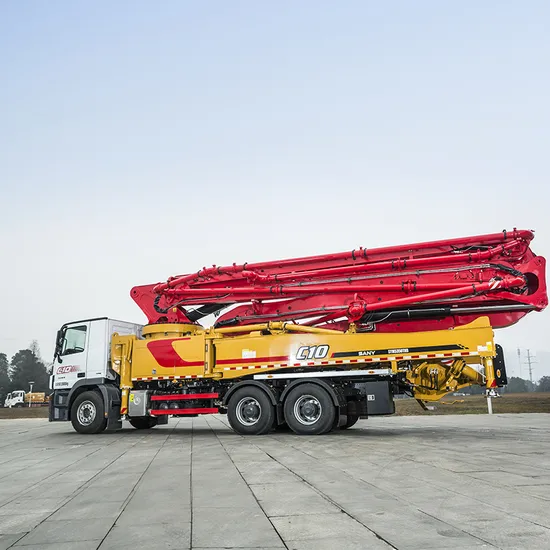 China New Sany Cement Pumping Equipment Car Concrete 60m Pump Truck Manufacture