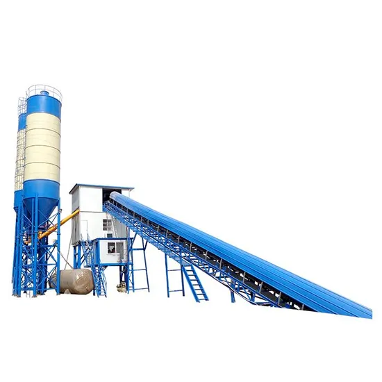Full Automatic System Hzs75 Belt Conveyer Concrete Mixing Plant