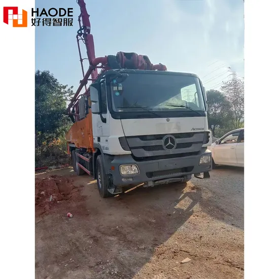 Used Pump Truck 49m with Benz Chassis Concrete Pumps 2014 Good Price
