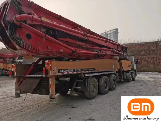 High Quality 2018 Sanny 62m on Volvo Used Pump Truck