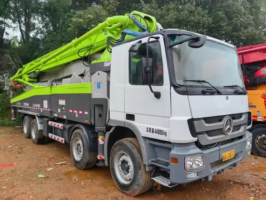Zoomlion Actros 4141 52m Second Hand Diesel Truck Mounted Concrete Pump Piston Rod Concrete Pump Truck Piston Rod Concrete Pump Truck