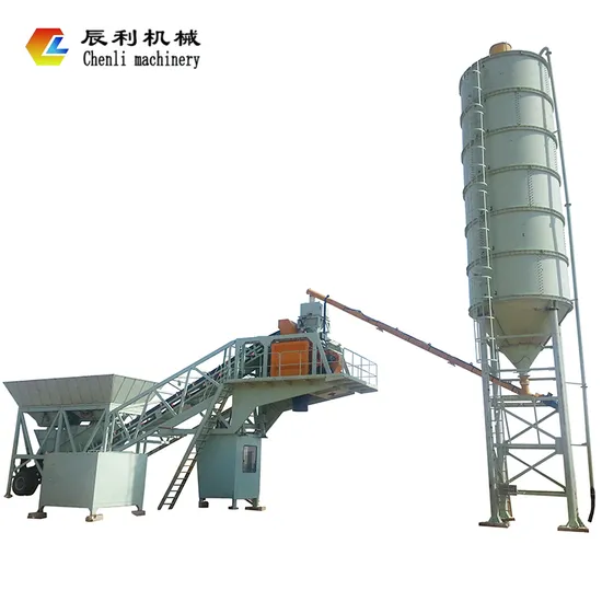 Low Cost Energy Saving Concrete Batching and Mixing Plant