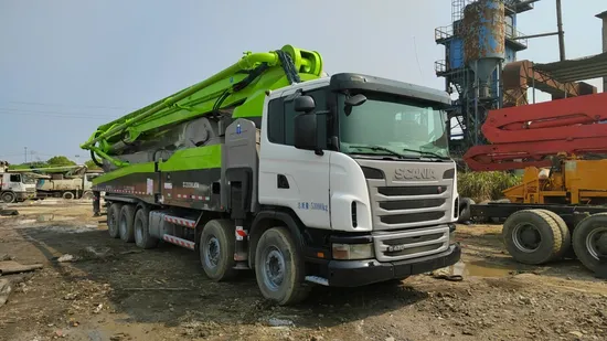 Used Concrete Pump Truck Zoomlion Renovated 63m Truck-Mounted Concrete Boom Pump Factory Price for Sale