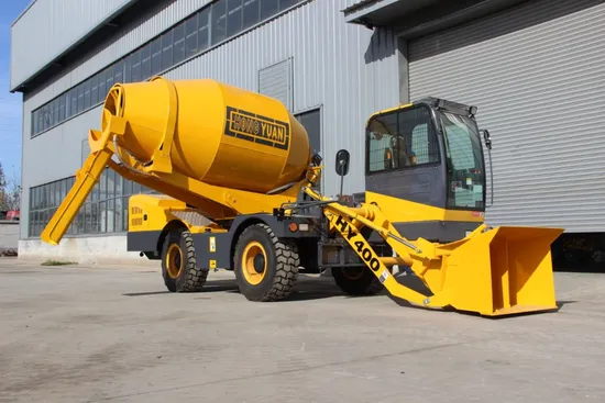 Automatic Loading 4m3 Portable Self Loading Concrete Mixers Cement