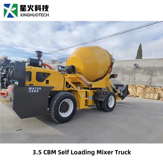 Mobile Concrete Mixer Truck with 4X4 Drive for Versatile Operations