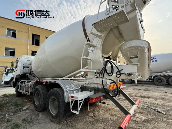 HOWO Sinoturk 6X4 10 Cbm 12 Cbm 8 Cbm Used Condition Pump Gearbox Core Construction Directly China Concrete Mixer Truck for Sale