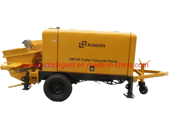 Hbt40 Electric Motor S Pipe Distribute Valve Stationary Concrete Pump