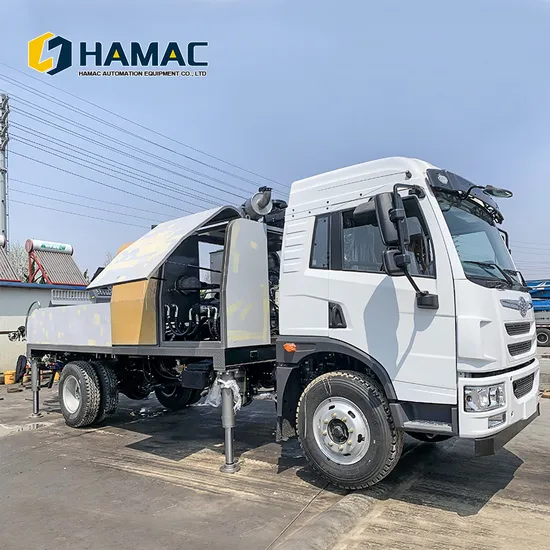 Truck Mounted Concrete Pump Electric Line Pumping Machinery Diesel Engine for Sale Concrete Truck Pump