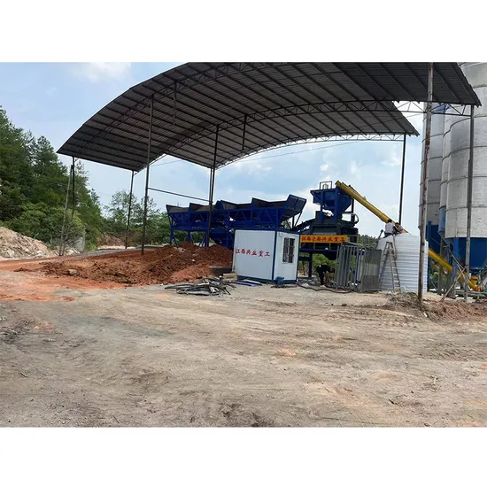 High-Efficiency Hzs90 Dry Concrete Mixing Plant for Sale