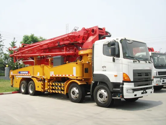 Portable 52m Concrete Pump Hb52 Good Price Concrete Pump Parts