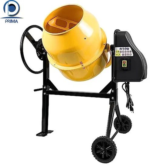 Reversible Drum Electric Concrete Mixer with Towable Wheels Concrete Mixer