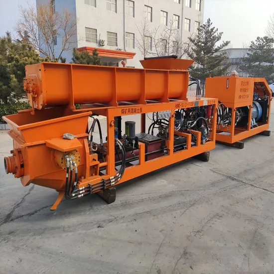Low Price Small Concrete Machinery Trailer Mounted Diesel Engine Concrete Pump