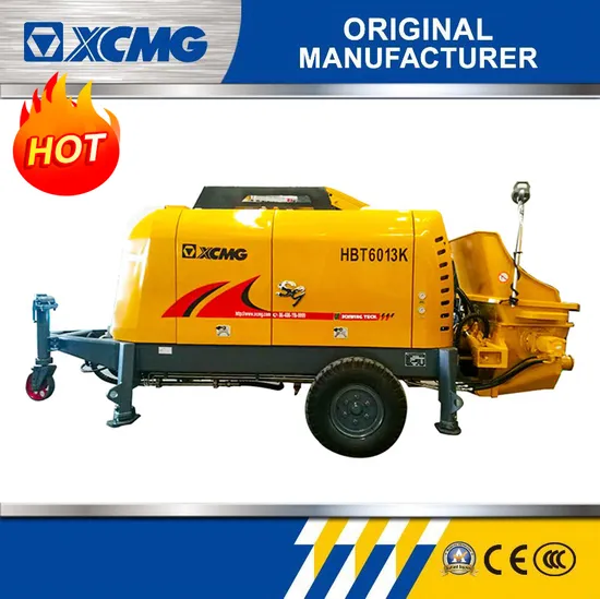 XCMG Hbt6013K 118kw Used Concrete Trailer Pump Lightweight Concrete Pump Price