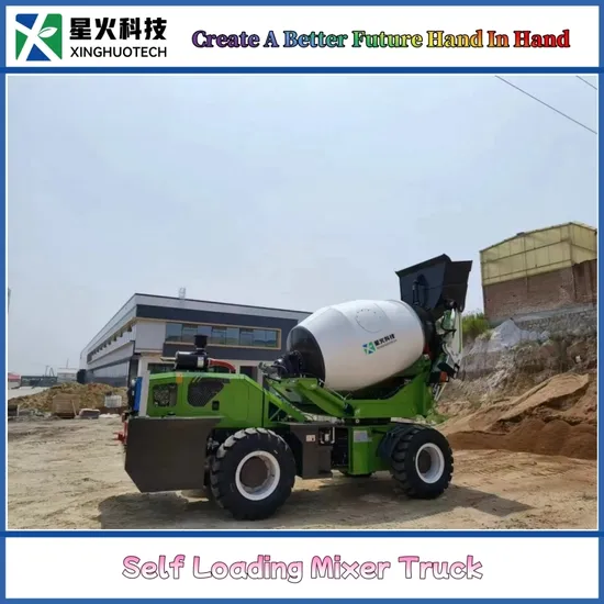 Efficient Compact 2.6 Cubic Mobile Concrete Mixer Truck for Easy Transport