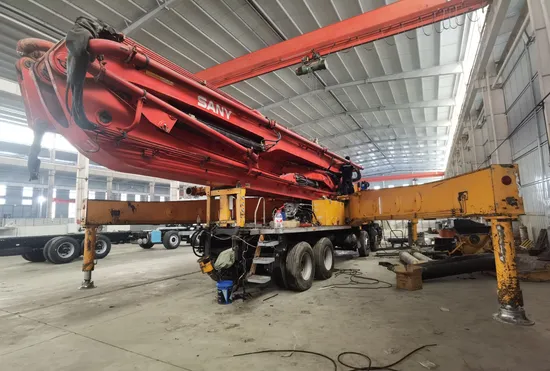 Refurbished Sanny 52m Concrete Pump Truck Using Mercedes Chassis Sold at a Good Price