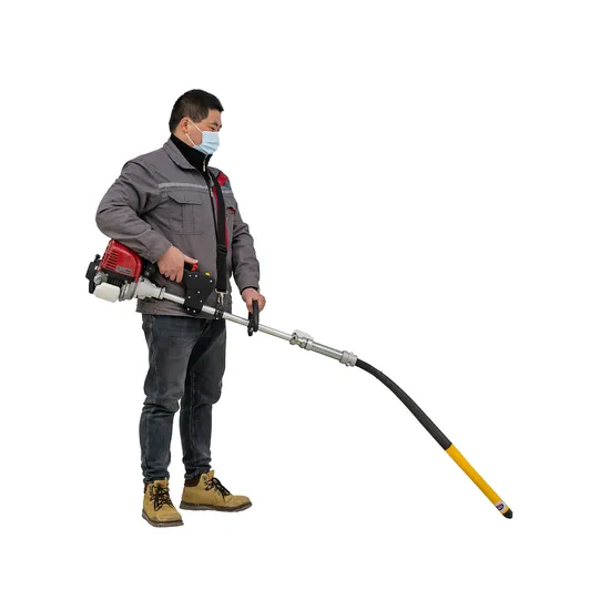 Construction Site Portable Hand Held Concrete Vibrator Shoulder Type High Speed Concrete Poker
