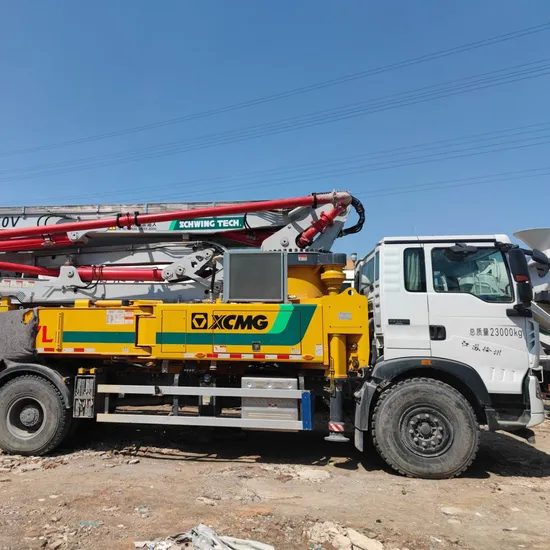 Used Xg Concrete Pump Truck 40m Pumping Euro III Emissions