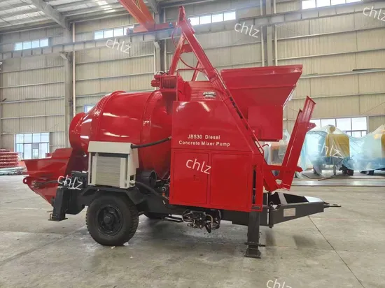 Efficient Concrete Equipment Split Diesel Engine Mixing Pump Technology