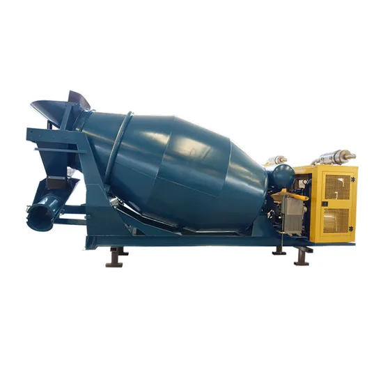 Concrete Mixers 8m3 Cement Drum Mixer Construction Project Mini Mixer Portable Mobile Loader