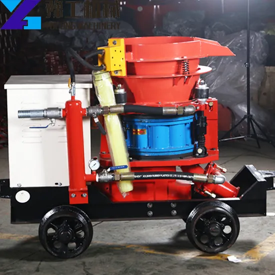 Max. 8m3 Per Hour Engineering Small Dry Shotcrete Machine