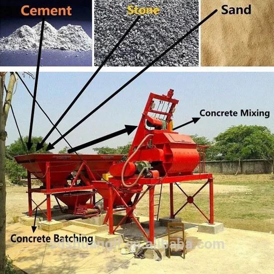 Large Capacity Js1000 Concrete Mixing Machine