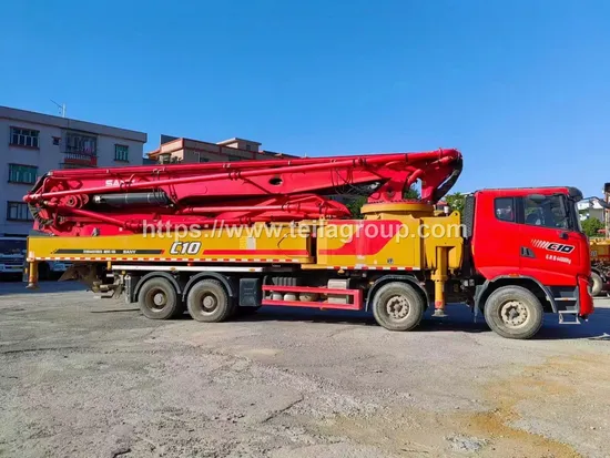 2018 Seond Hand Sany 62m Pump Truck Pumping Concrete Machinery