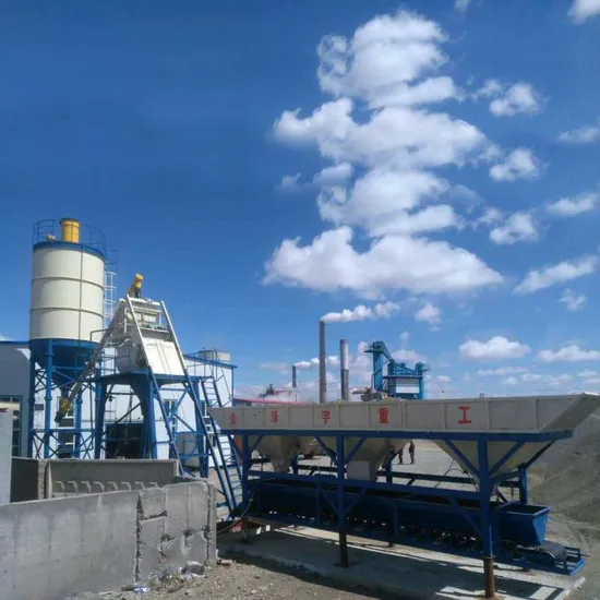 China Zeyu Heavy Industry Production High Quality Hzs50 Concrete Mixing Plant
