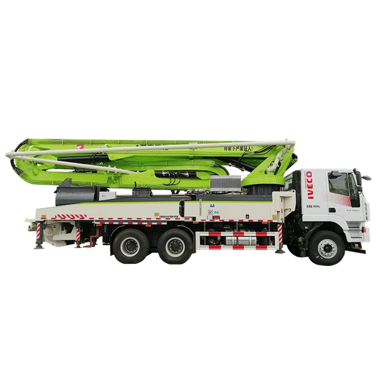 Mobile Betoneira Open Hydraulic System Shaanqi Chassis Mixer Cumene with Pump Wharf Mounted Concrete Pumps