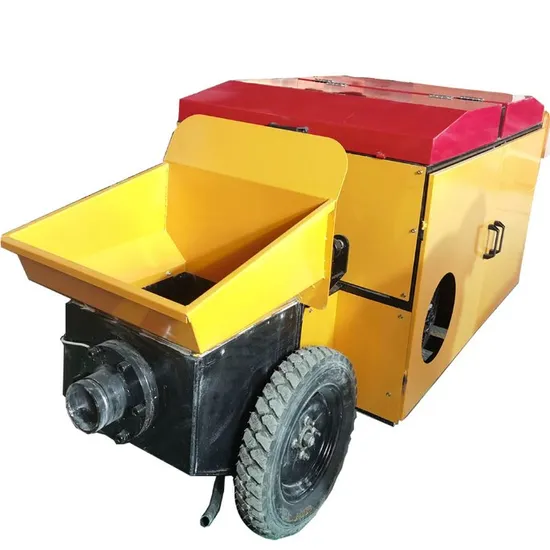 Small Mobile Concrete Machinery Hydraulic Trailer Truck Mini Diesel Stationary Hydraulic Piston Gear Concrete Line Pump
