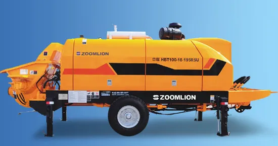 Good Working Condition Zoomlion Hbt100.18.186rsu Trailer Pump on Hot Sale